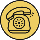 ringing phone graphic icon